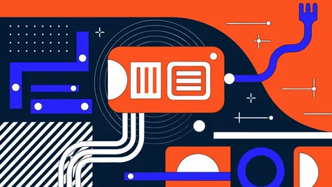 Abstract flat-vector editorial illustration for "Firebase Retires the Vertex AI Name, Changes Your Default Region"