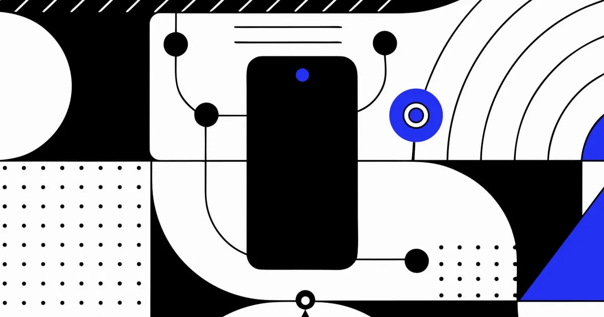 Abstract flat-vector editorial illustration for "Firebase Crashlytics Splits System Kills From Memory Errors"