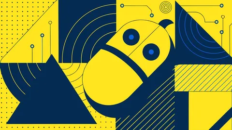 Abstract flat-vector editorial illustration for "Firebase Ships a Codex Plugin That Provisions Your Backend"