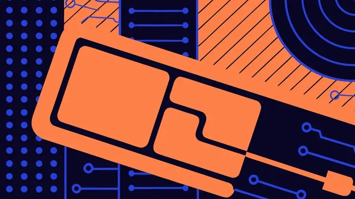 Abstract flat-vector editorial illustration for "Genkit 1.39 Retires the Chat Beta, Lands Production Agents"