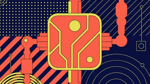 Abstract flat-vector editorial illustration for "Netlify Agent Runners Learn to Budget Before They Build"
