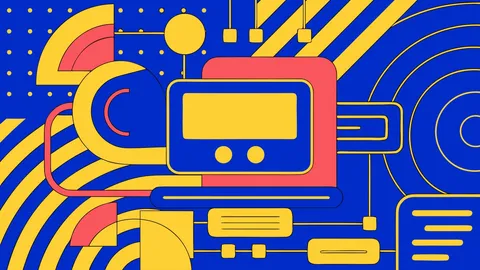 Abstract flat-vector editorial illustration for "GitHub Copilot Joins Vercel's AI SDK on Someone Else's Protocol"