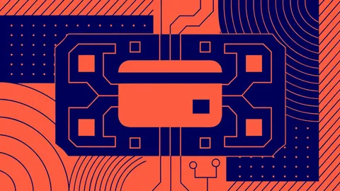 Abstract flat-vector editorial illustration for "Vercel Connect Now Mints a Separate Stripe Key for Each Agent"